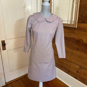 Vintage Dress - Lavender Purple Gray